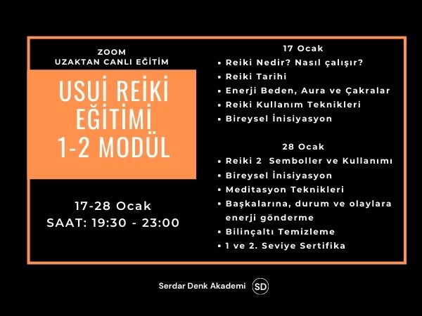 usui reiki 1 eğitimi